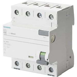Siemens 5SV3646-6  prúdový chránič     4-pólové 63 A 0.3 A 400 V