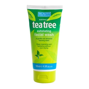 BEAUTY FORMULAS tea tree Penivý čistiaci gél na pleť 150 ml