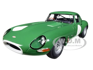 Jaguar Lightweight E Type Roadster RHD (Right Hand Drive) Opalescent Dark Green 1/18 Model Car by Autoart