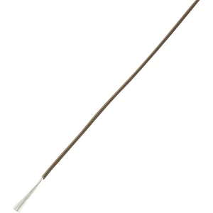TRU COMPONENTS 1566848 opletenie / lanko LiY 1 x 0.14 mm² hnedá 10 m