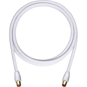 Oehlbach anténny prepojovací kábel [1x anténna zástrčka 75 Ω - 1x anténna zásuvka 75 Ω] 2.00 m 110 dB pozlátené kontakty