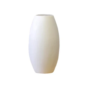 Biela keramická váza Rulina Roll, výška 23 cm