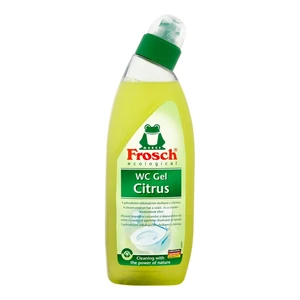 Gél na toalety s vôňou citrónu Frosch, 750 ml