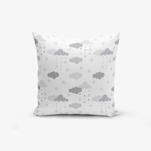Obliečka na vankúš s prímesou bavlny Minimalist Cushion Covers Grey Clouds, 45 × 45 cm
