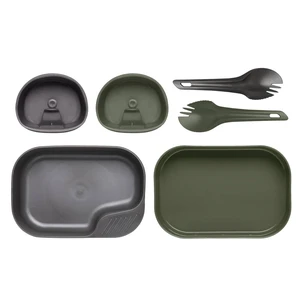 Jídelní sada Camp-A-Box® Duo Light Wildo® – Olive Green / Dark Grey (Farba: Olive Green / Dark Grey)