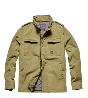 Bunda Alling Vintage Industries® - olivovo zelená (Farba: Olive Green , Veľkosť: S)