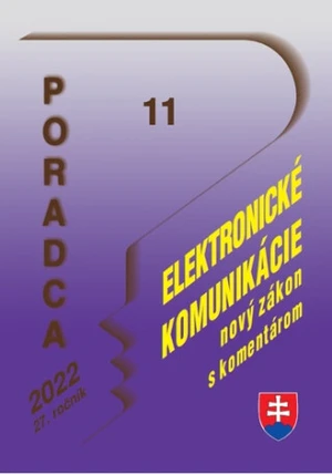 Poradca 11/2022 - Zákon o elektronických komunikáciách