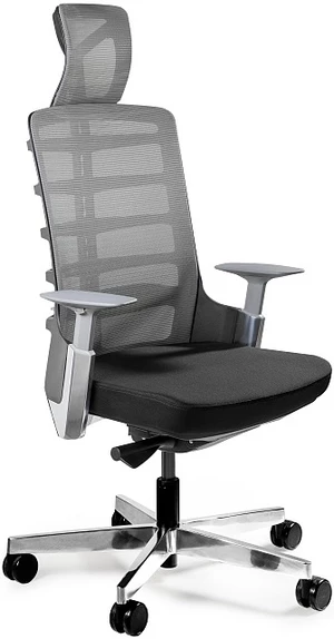 UNIQUE Kancelářská židle SPINELLY, černý plast