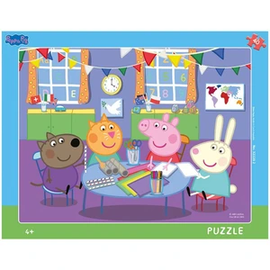 Dino Puzzle Peppa Pig Ve školce 40 dílků