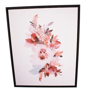 Nástenný obraz v ráme Dakls Pinky Flowers, 40 x 50 cm