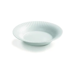 Biely porcelánový polievkový tanier Kähler Design Hammershoi, ⌀ 21 cm