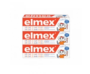 Elmex Dětská zubní pasta Kids Trio  3 x 50 ml
