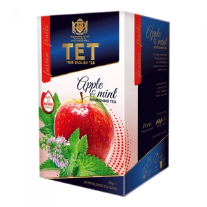 Tee True English Tea „APPLE &amp; MINT“, 20 Stk.