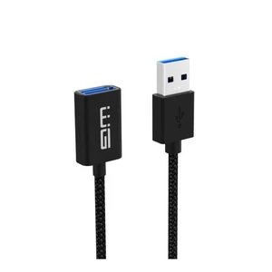 Kábel WG USB/USB prodlužovací, 3m (9547) čierny Prodlužovací kabel 3m.

Rozhraní USB 3.0 (zpětně kompatibilní)
Konektor 1: USB 3.0 Type A Male
Konekto