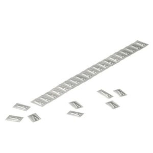 Weidmüller WSM 10 8 potlačené nerezové štítky Odtlačok (Káblový značkovač) 8  1712500008