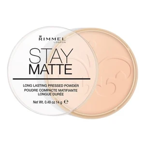 Rimmel London Stay Matte 14 g púder pre ženy 006 Warm Beige