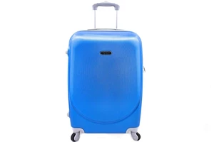 Cestovní  palubní kufr skořepinový na čtyřech kolečkách Agrado (XS) 30l - modrá