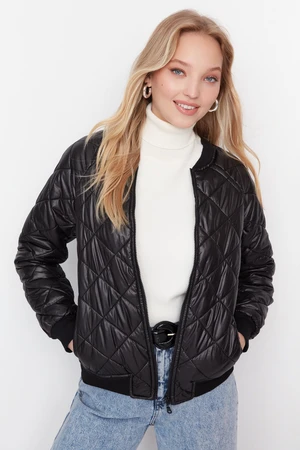 Trendyol Black Bomber Down Jacket