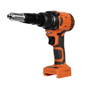 21V Electric Rivet Cordless Rivet Nut Drill Insert Nut Pull Riveting Tool 2.4-4.8mm With LED Light