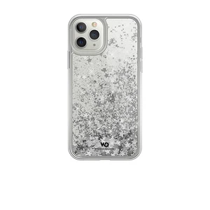 White Diamonds Sparkle Case Clear iPhone 11 Pro, Silver Stars - poškodené balenie