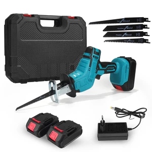 Wolike 88VF Cordless Reciprocating Saw Battery Powered Electric Saw For Metal/Wood/PVC Pipe/Tree With 4 Saw Blades & Bat