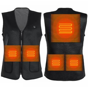 Electric 5V USB Heated Warm Cotton Vest Men Women 3S Warm Infrared Heating Coat Jacket