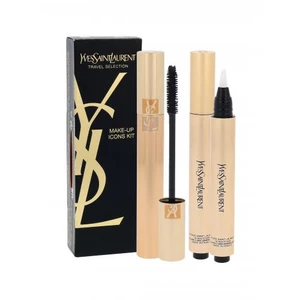 Yves Saint Laurent Volume Effet Faux Cils dárková kazeta řasenka 7,5 ml + rozjasňovač Touche Eclat 2,5 ml 2 1 High Density Black objemová řasenka