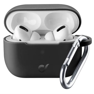 Puzdro CellularLine Bounce pro Apple AirPods Pro (BOUNCEAIRPODSPROK) čierne ochranný kryt pre Apple AirPods Pro • karabína • kompatibilný s bezdrôtový