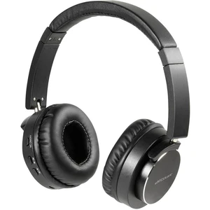 Vivanco HIGHQ AUDIO BLACK Bluetooth Hi-Fi slúchadlá On Ear na ušiach zložiteľná, Headset čierna