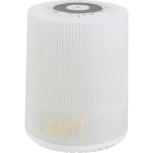 soundmaster UR230WE rádiobudík FM   ambient light biela