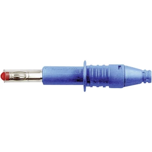 Stäubli X-GL-438 banánik zástrčka, rovná Ø pin: 4 mm modrá 1 ks