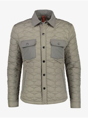 Grey Men's Quilted Jacket LERROS - Men