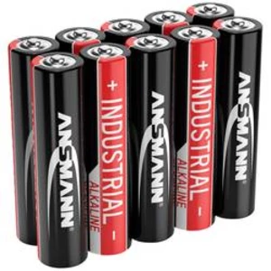 Mikrotužková baterie AAA alkalicko-manganová Ansmann Industrial 1.5 V 10 ks