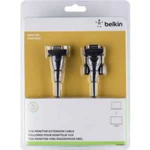 VGA prodlužovací kabel Belkin [1x VGA zástrčka - 1x VGA zásuvka] černá 3.00 m