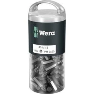 Křížový bit Wera 05072441001, 25 mm, nástrojová ocel, legováno, vysoce pevné, 100 ks