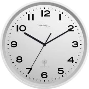 DCF nástěnné hodiny Techno Line WT 8500-2 silber, vnější Ø 30 cm, stříbrná