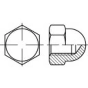 Klobouková matice uzavřená TOOLCRAFT TO-5391273, M18, N/A, ocel, 1 ks