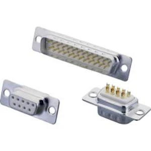 D-SUB zásuvková lišta W & P Products 180 °, pólů 9, pájecí kalíšek, 1 ks