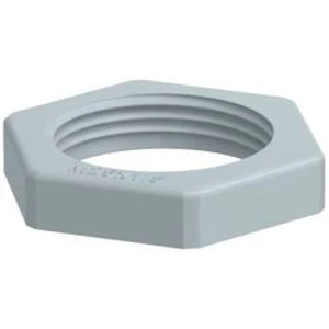 Pojistná matka OBO Bettermann 116 M25 SGR PA, 2048787, PG25, plast, tmavě šedá , 100 ks