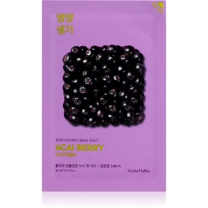 Holika Holika Pure Essence Acai Berry exfoliační plátýnková maska 23 ml