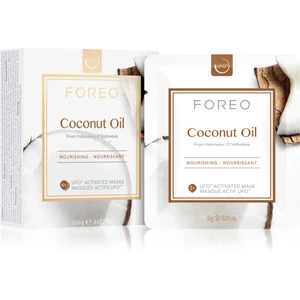 FOREO UFO™ Coconut Oil hloubkově vyživující maska 6x6 g