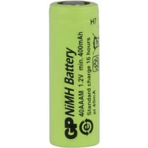 Speciální akumulátor GP Batteries GP40AAAM, 2/3 AAA, Flat-Top , Ni-MH, 1.2 V, 400 mAh