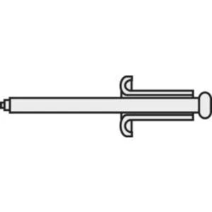 Jednostranně uzavíratelné nýty Toolcraft, DIN 7337, 4 x 8 mm, 10 ks