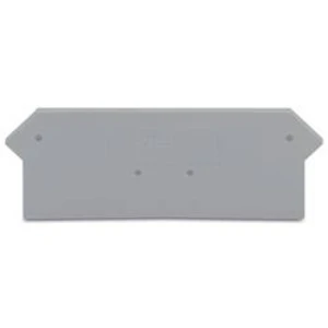 Koncová a oddělovací deska, WAGO 280-316, 72.8 mm x 2.5 mm x 28 mm , 100 ks
