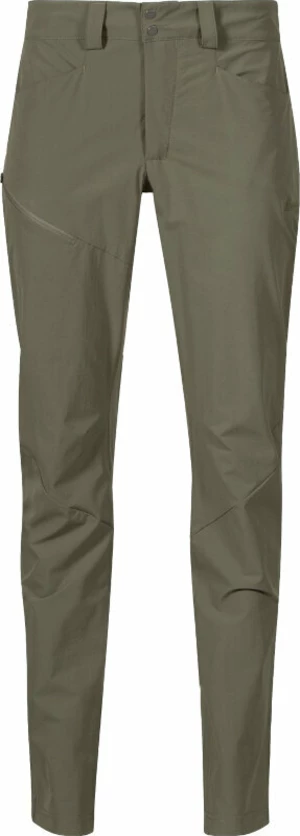 Bergans Vandre Light Softshell Pants Women Green Mud 38 Outdoorové kalhoty