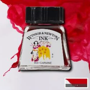 Tuš Winsor Newton 14ml – 127 karmínová