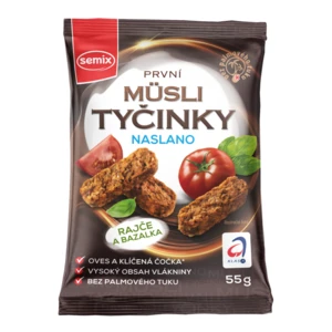 SEMIX Müsli tyčinky naslano rajče a bazalka 55 g