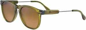 Serengeti Amboy Crystal Olive/Shiny Dark Gunmetal/Mineral Polarized Drivers Gradient Occhiali lifestyle