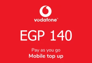 Vodafone 140 EGP Mobile Top-up EG