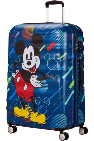 American Tourister Cestovní kufr Wavebreaker Disney Spinner 96 l - matná modrá